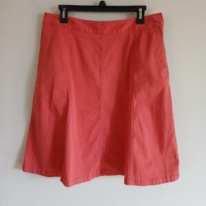 L.L.  Bean Classic fit A-line skirt Sz 12 Reg
